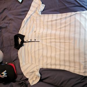 Small Travis Mathews Striped Polo
